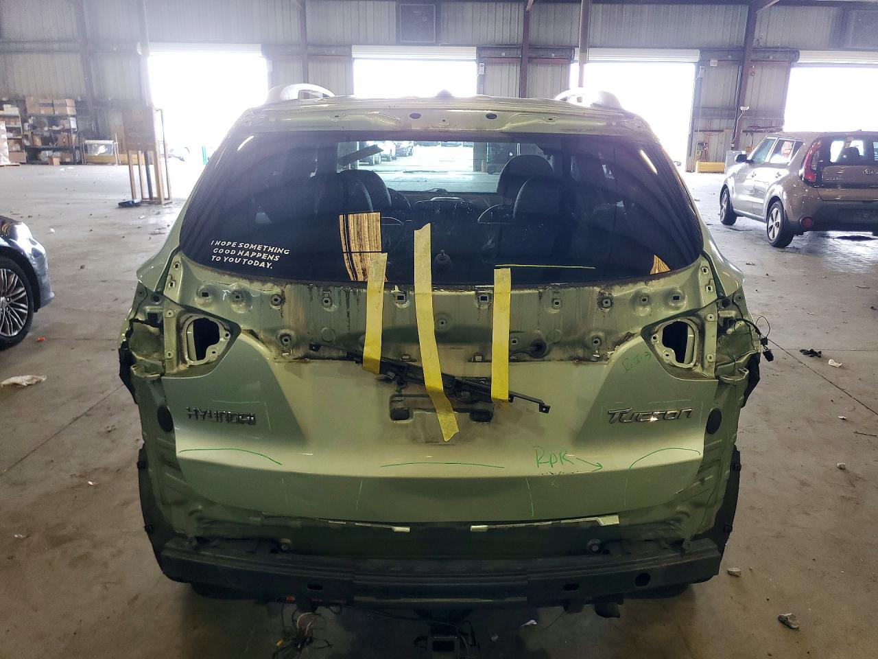 2011 Hyundai Tucson Gls Green vin: KM8JU3AC9BU232056