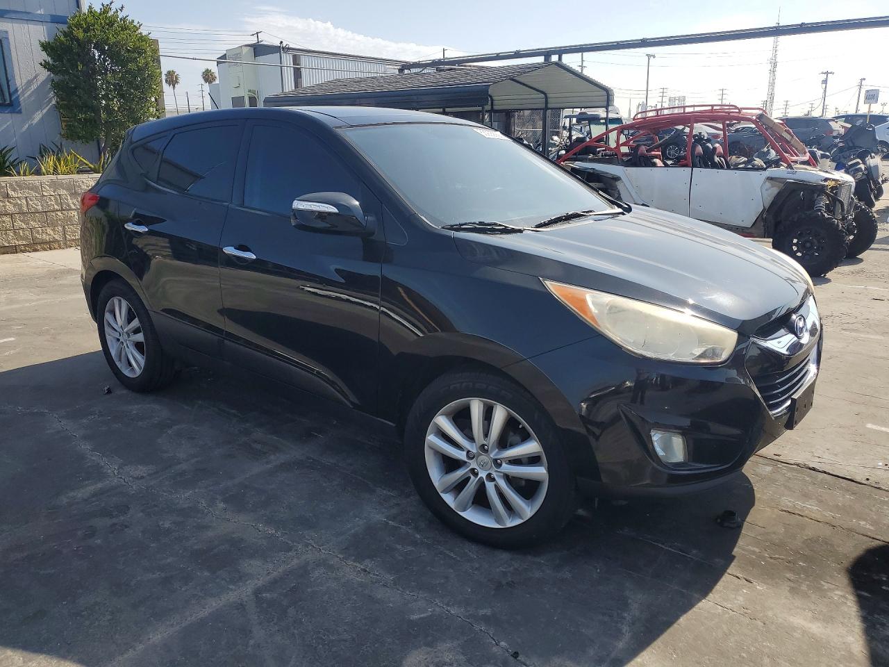 2011 Hyundai Tucson Limited Black vin: KM8JU3AC9BU282701