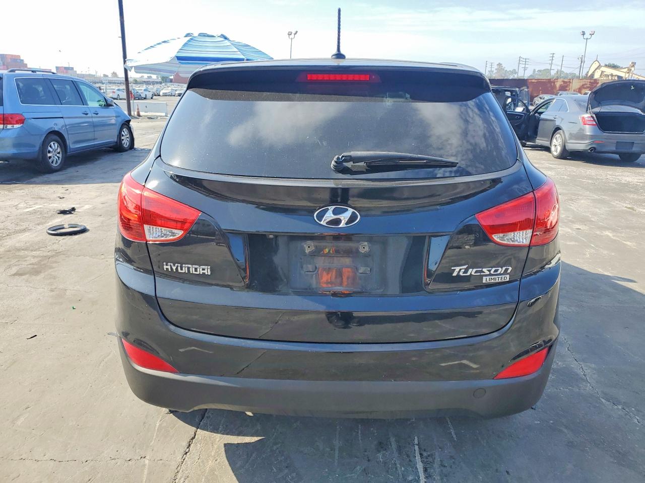 2011 Hyundai Tucson Limited Black vin: KM8JU3AC9BU282701