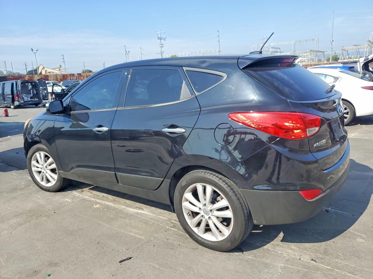 2011 Hyundai Tucson Limited Black vin: KM8JU3AC9BU282701