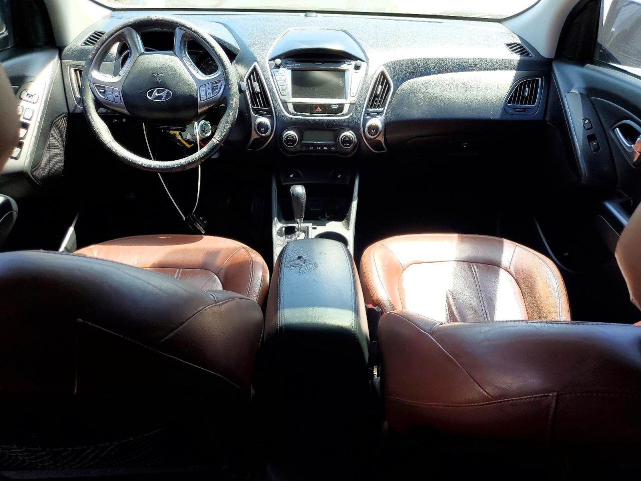 2011 Hyundai Tucson Limited Black vin: KM8JU3AC9BU282701