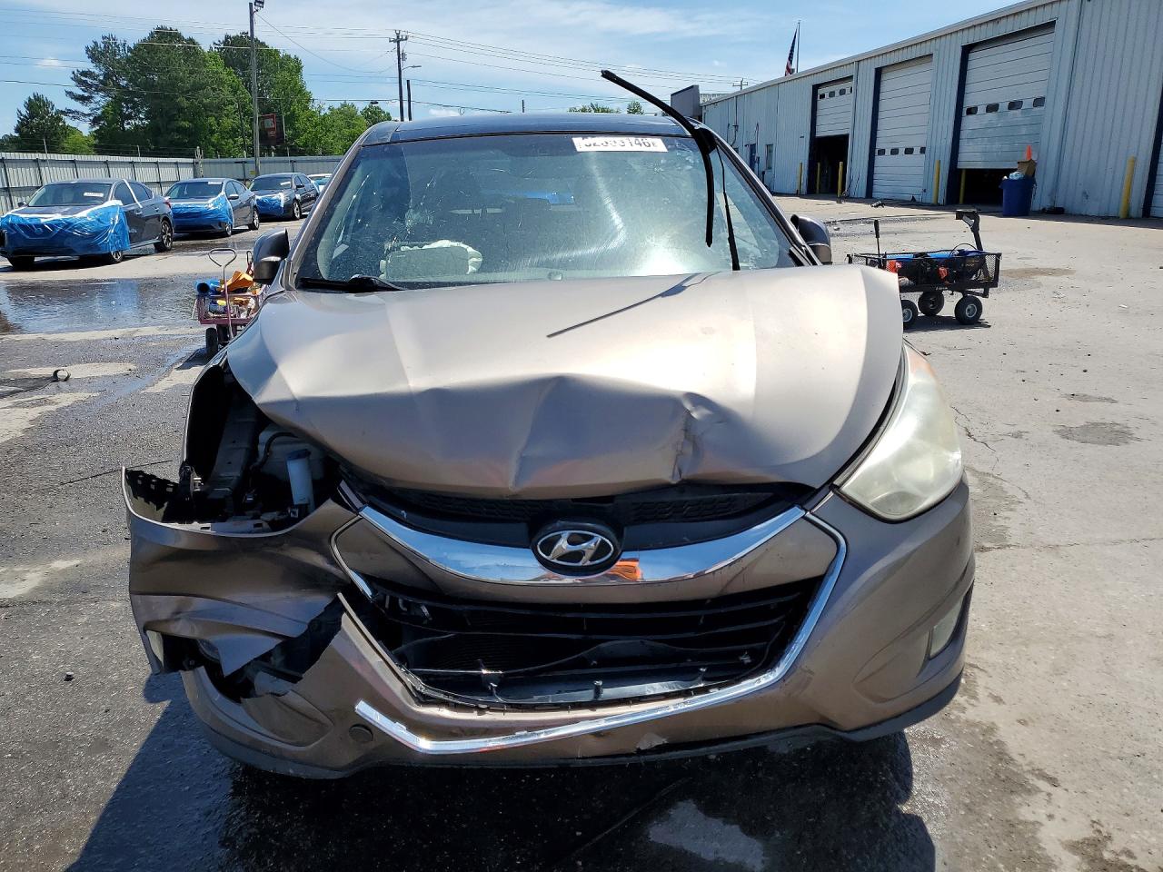 2012 Hyundai Tucson Limited Brown vin: KM8JU3AC9CU318596