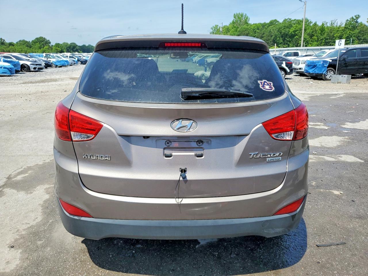 2012 Hyundai Tucson Limited Brown vin: KM8JU3AC9CU318596