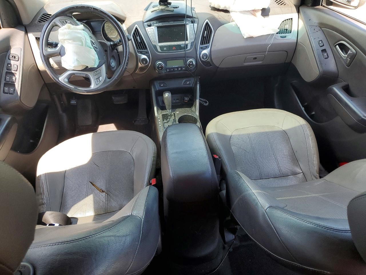 2012 Hyundai Tucson Limited Brown vin: KM8JU3AC9CU318596