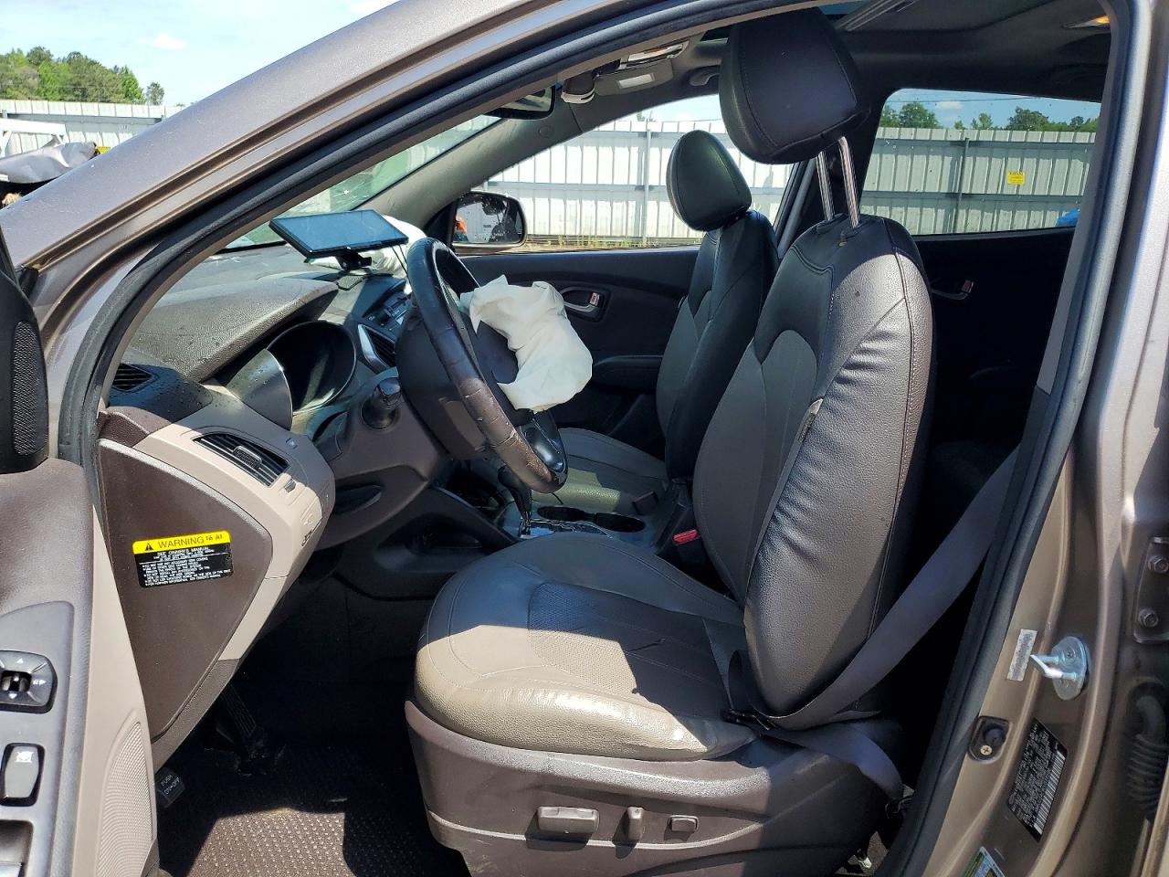 2012 Hyundai Tucson Limited Brown vin: KM8JU3AC9CU318596