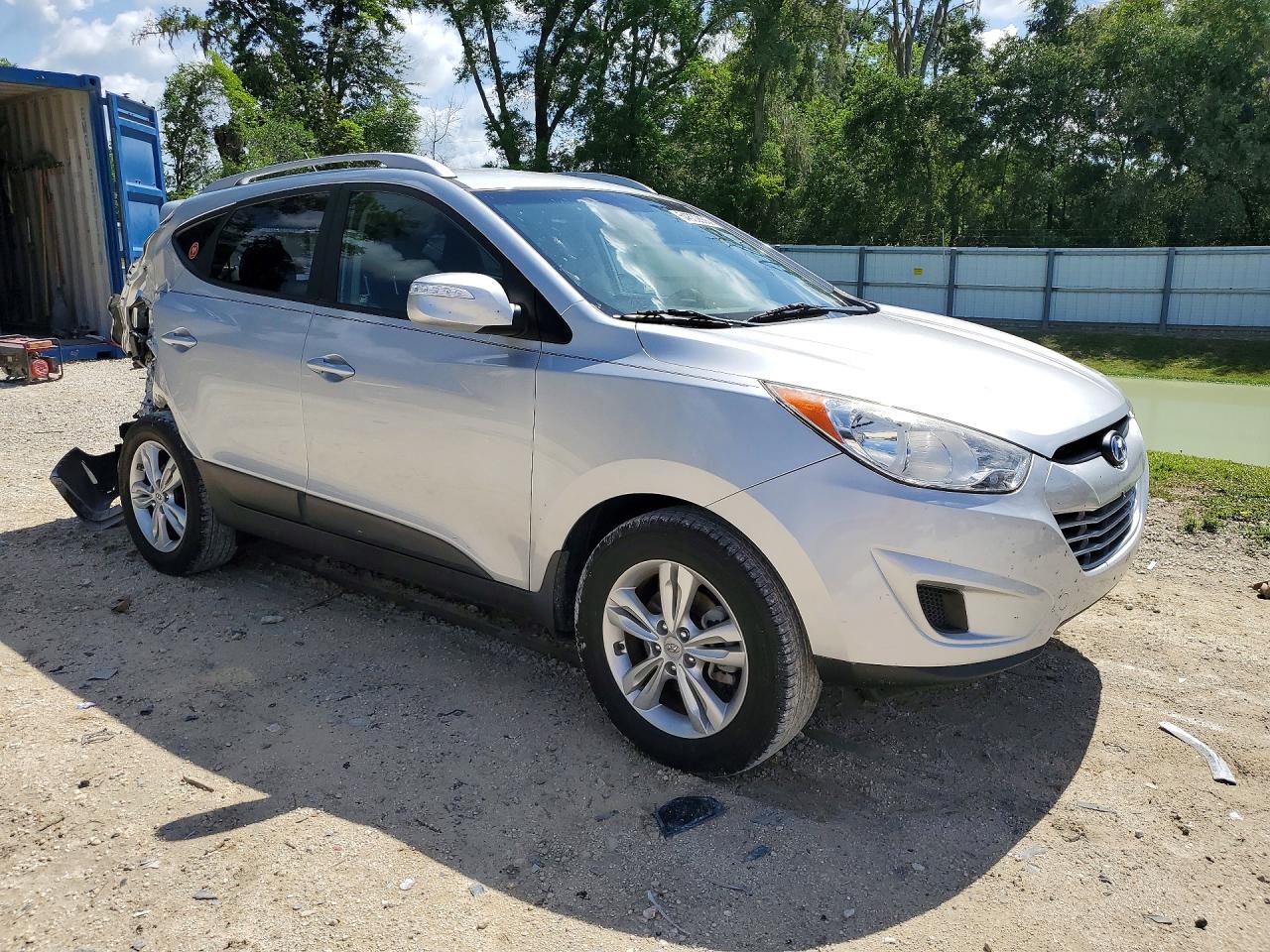 2012 Hyundai Tucson Gls Silver vin: KM8JU3AC9CU324480