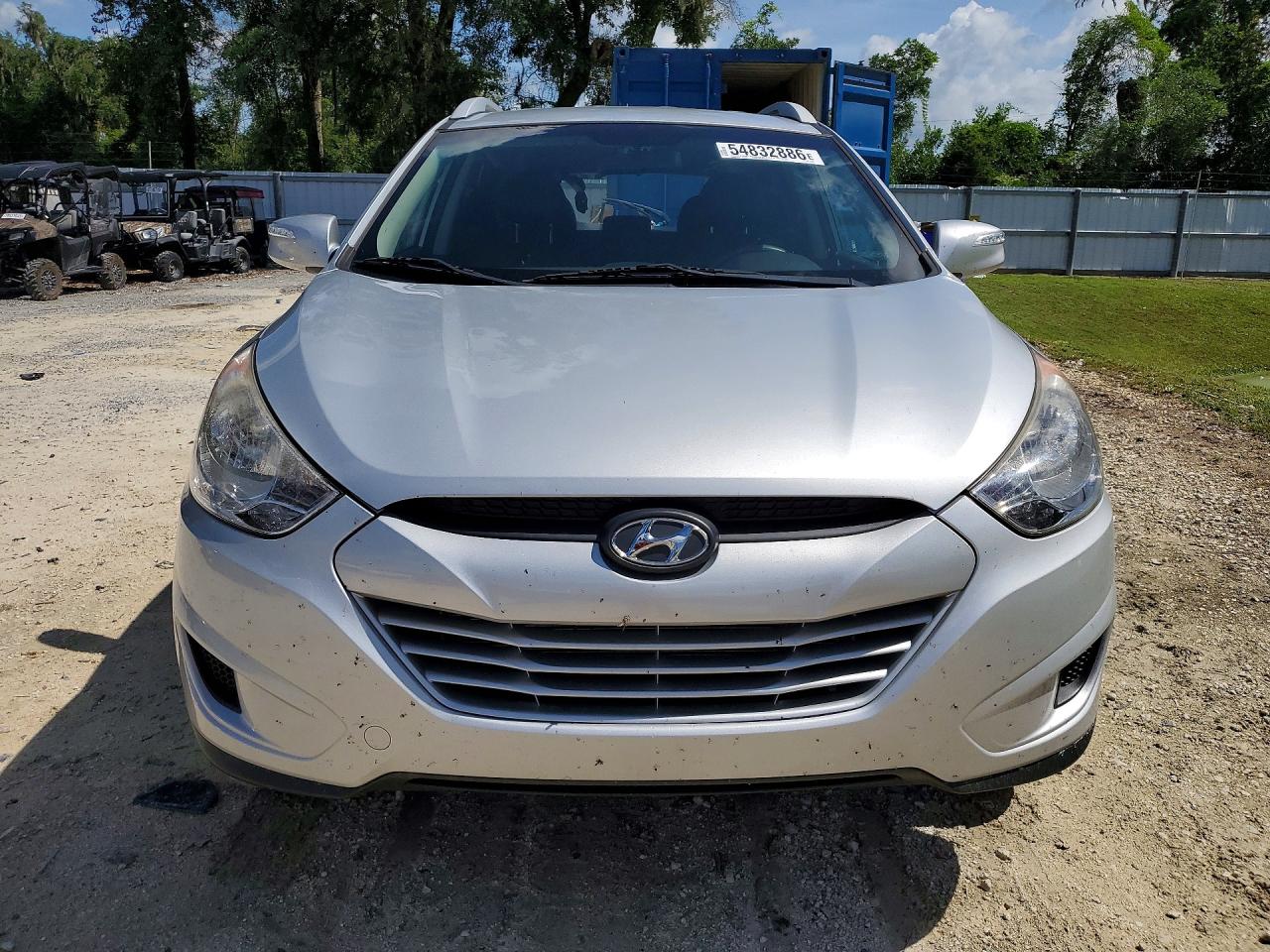 2012 Hyundai Tucson Gls Silver vin: KM8JU3AC9CU324480