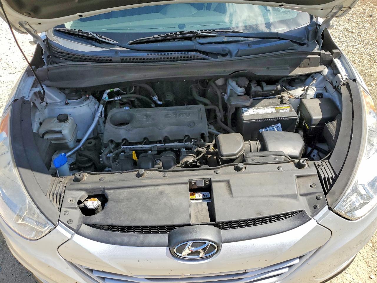 2012 Hyundai Tucson Gls Silver vin: KM8JU3AC9CU324480