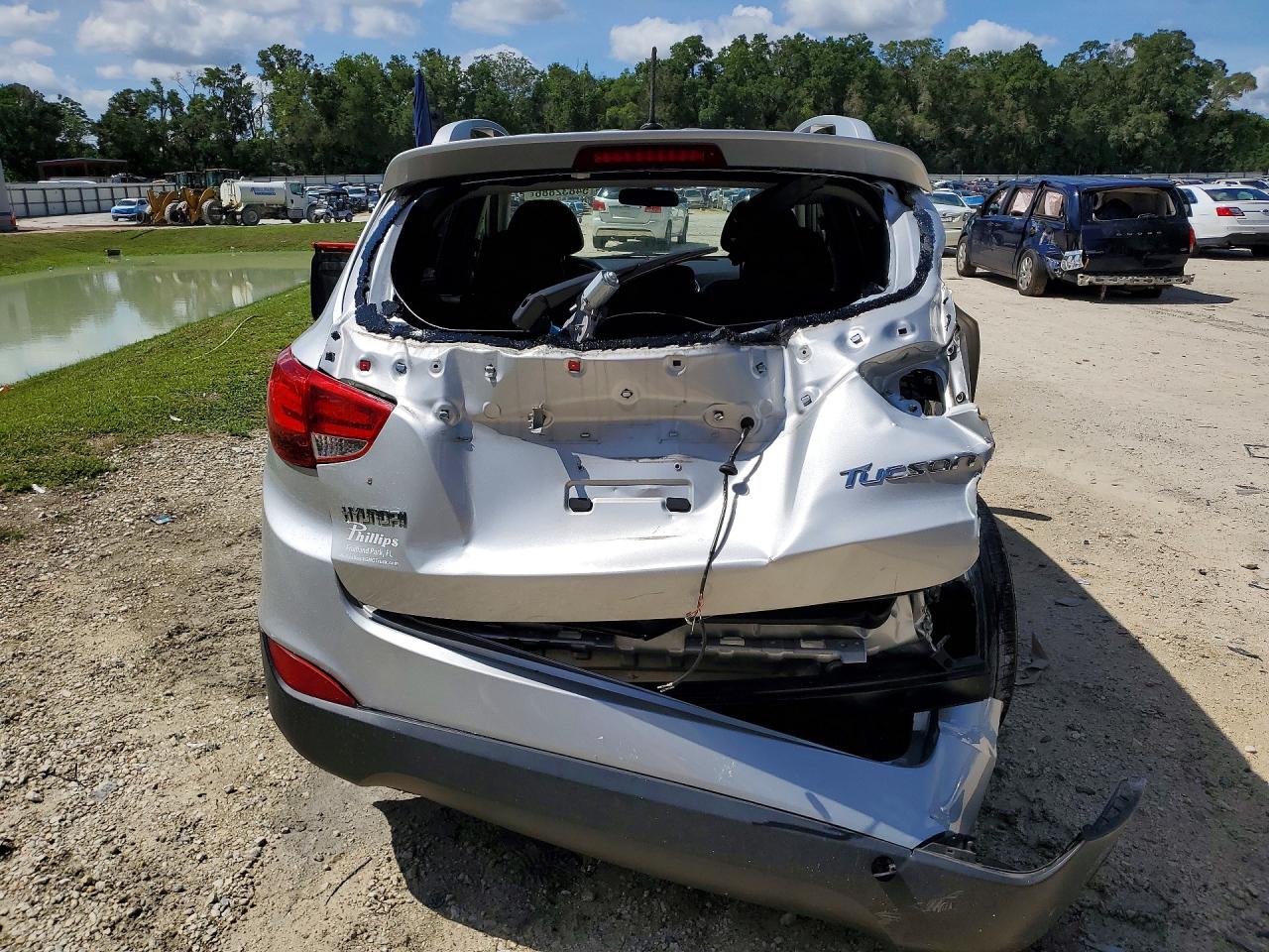 2012 Hyundai Tucson Gls Silver vin: KM8JU3AC9CU324480