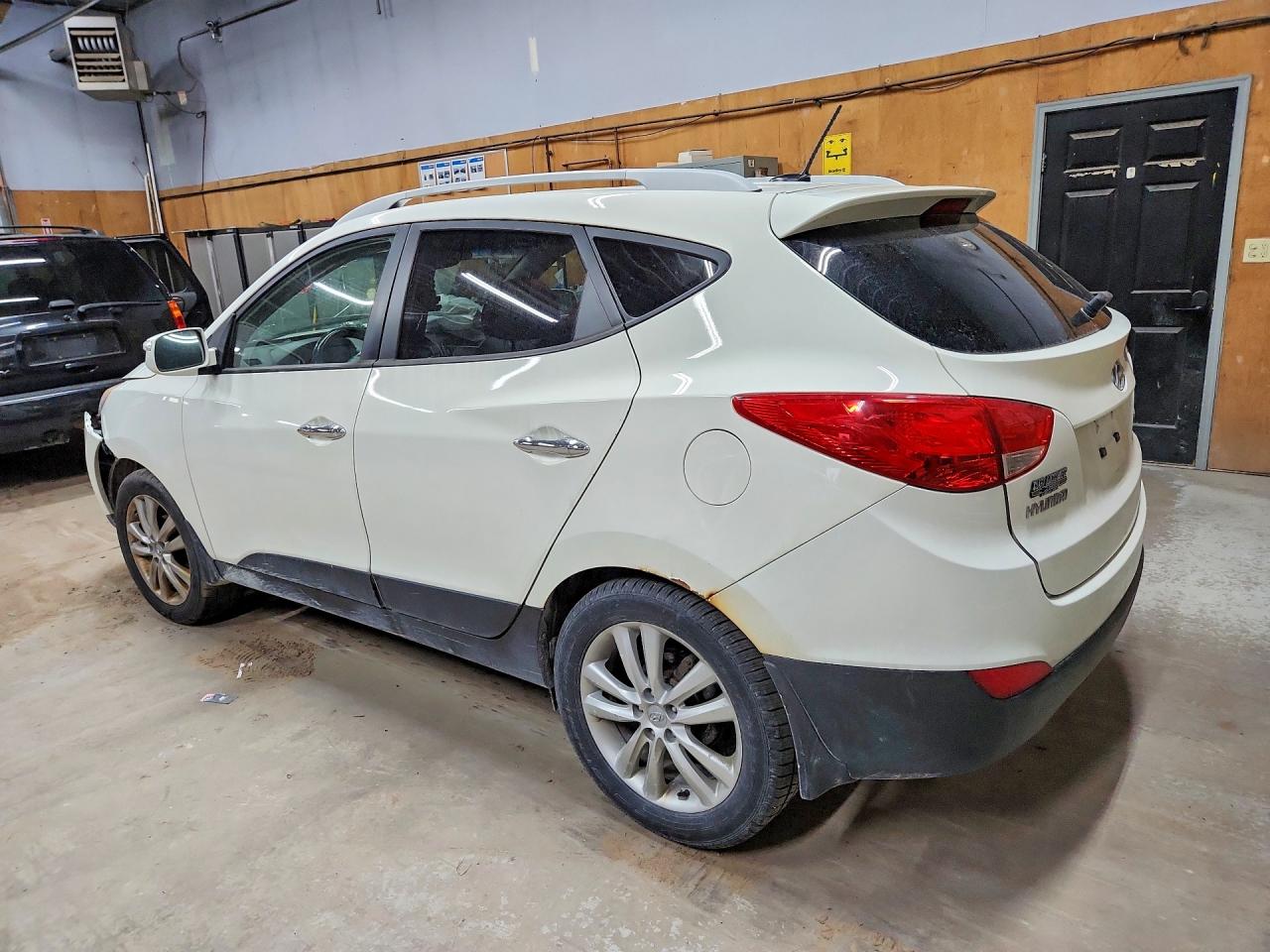 2012 Hyundai Tucson Limited White vin: KM8JU3AC9CU336967