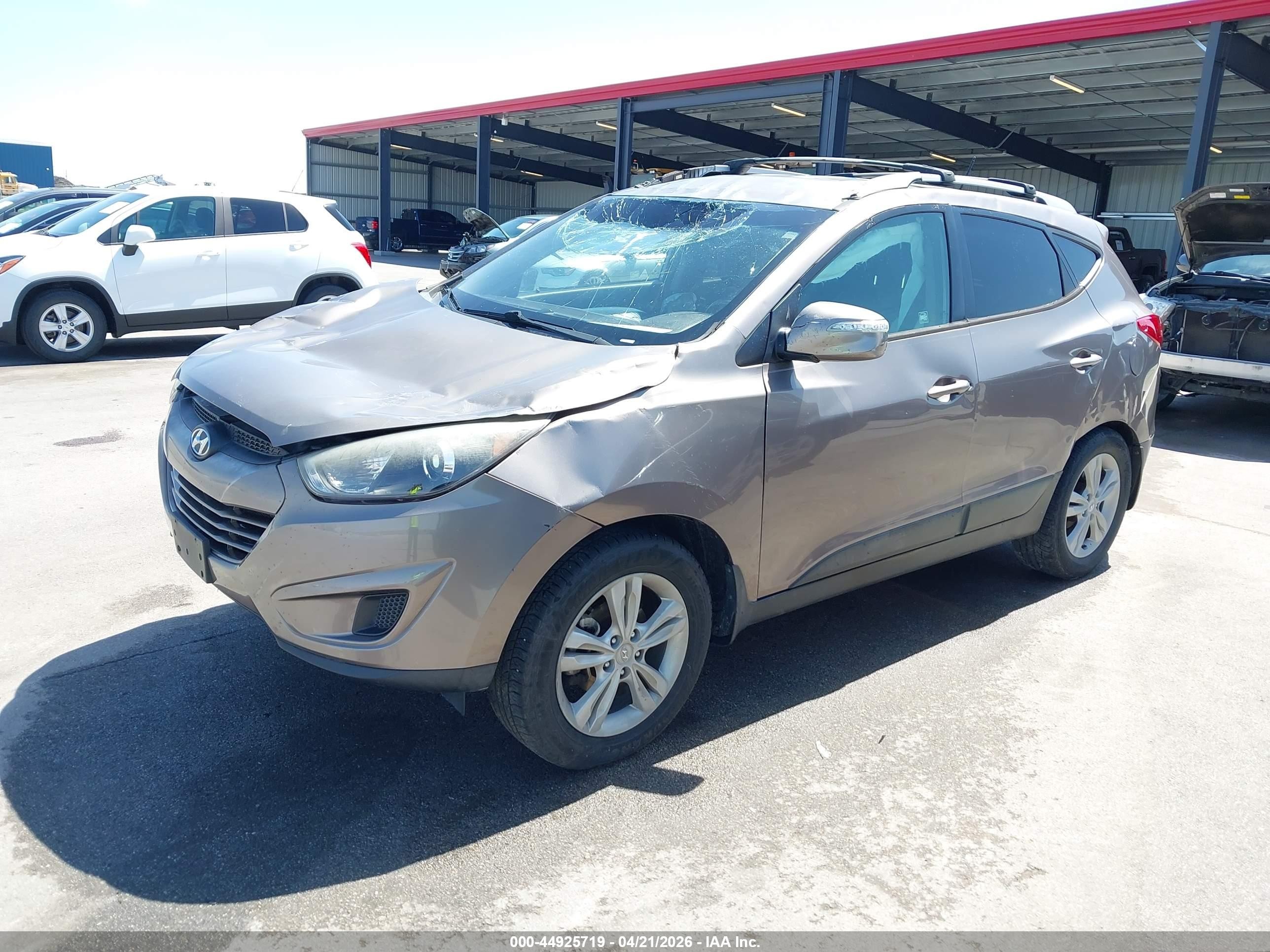 2012 Hyundai Tucson Gls Brown vin: KM8JU3AC9CU340937