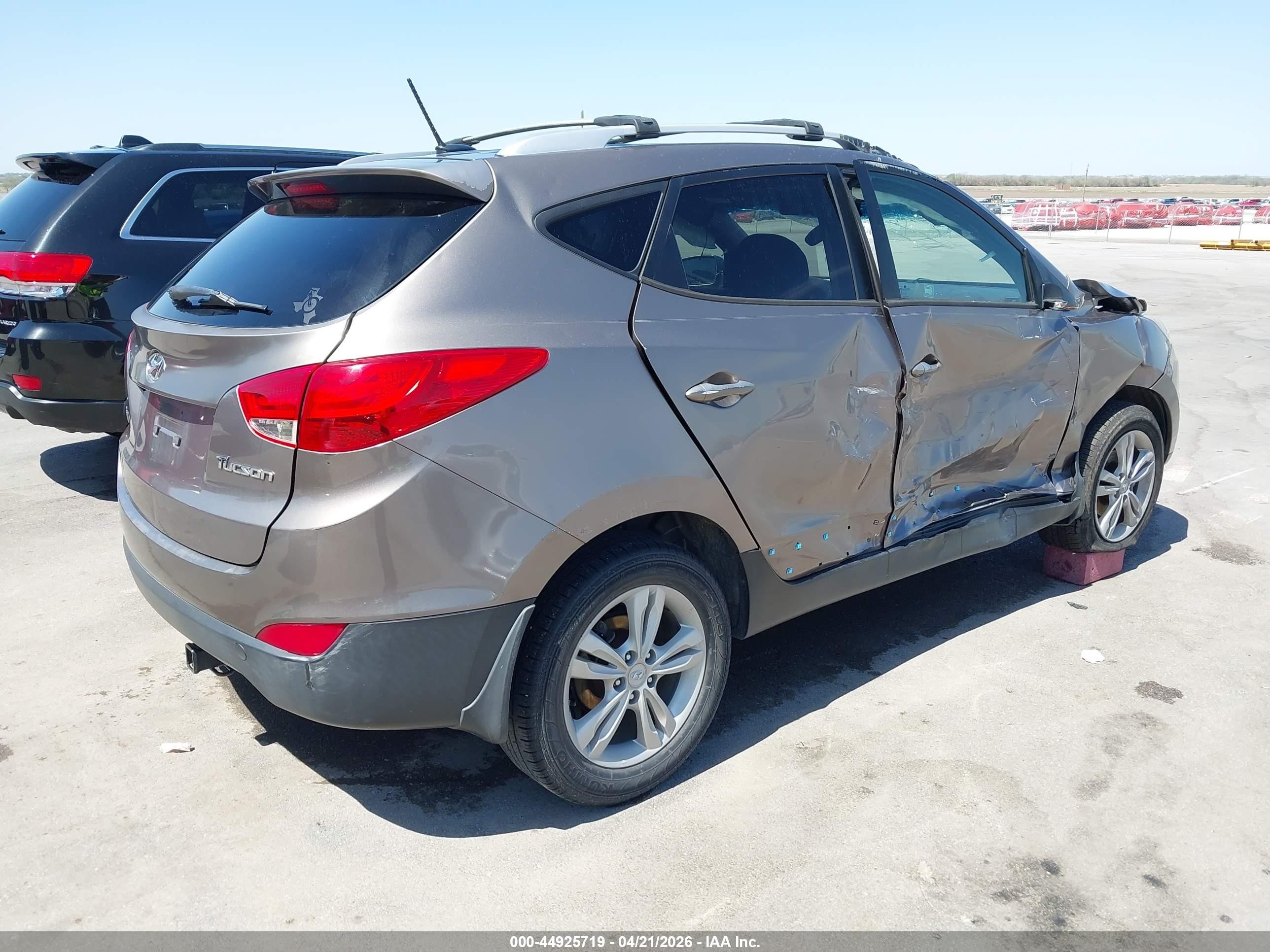 2012 Hyundai Tucson Gls Brown vin: KM8JU3AC9CU340937