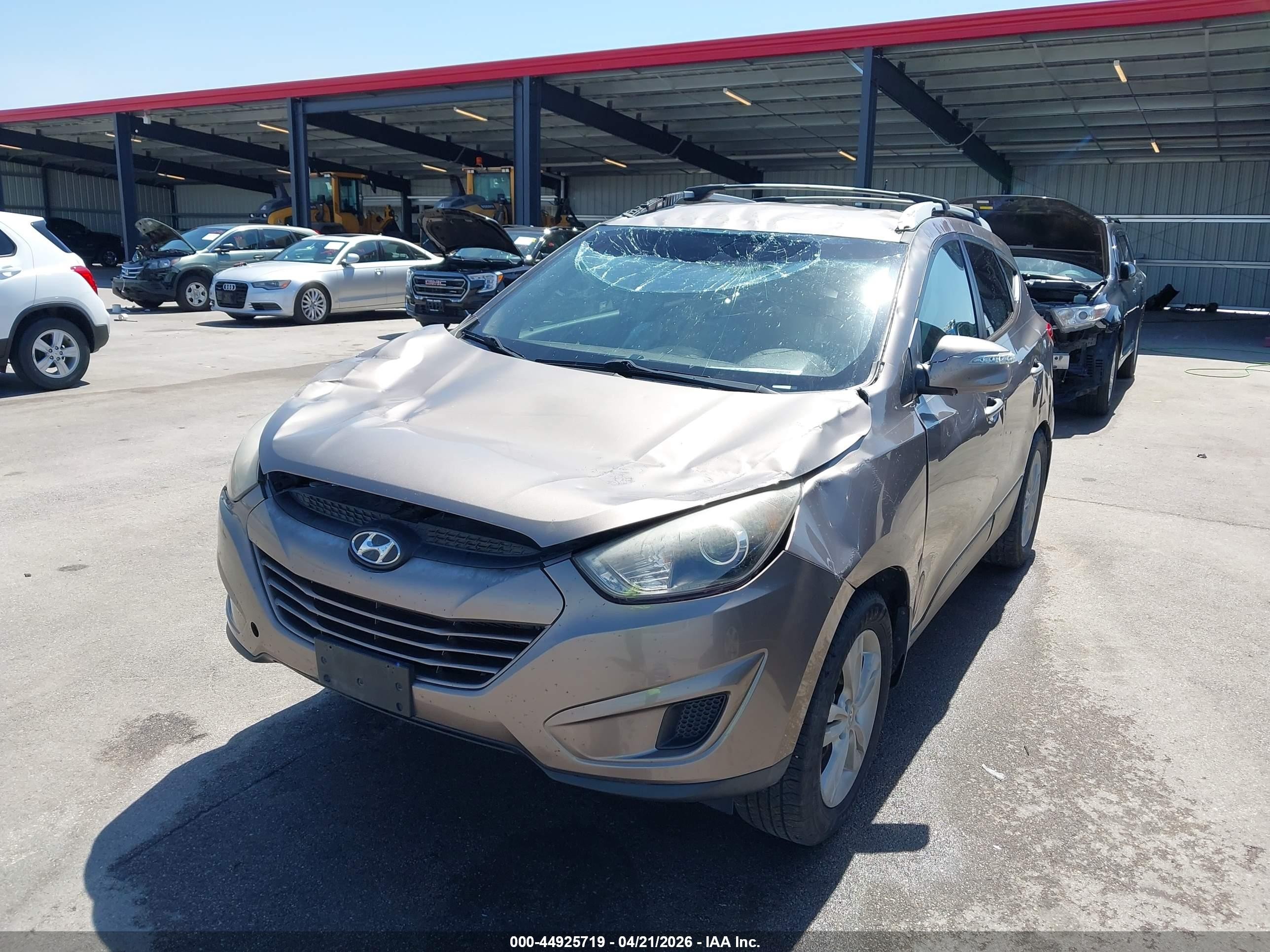 2012 Hyundai Tucson Gls Brown vin: KM8JU3AC9CU340937