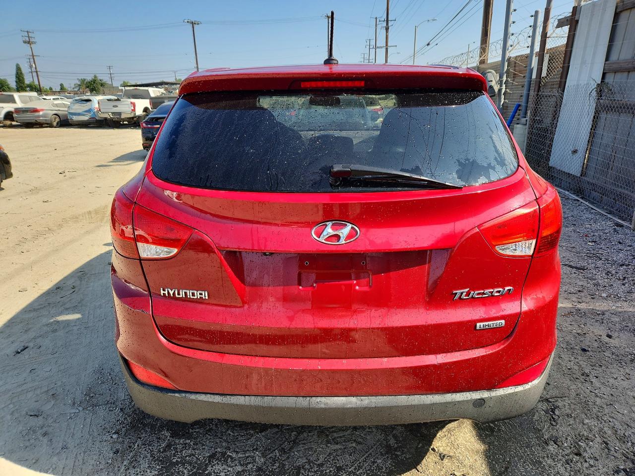 2012 Hyundai Tucson Limited Red vin: KM8JU3AC9CU358158