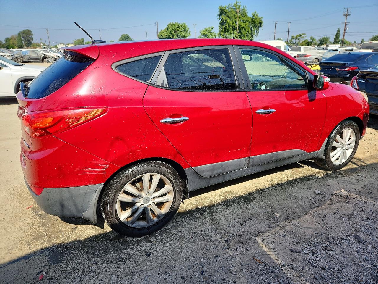 2012 Hyundai Tucson Limited Red vin: KM8JU3AC9CU358158