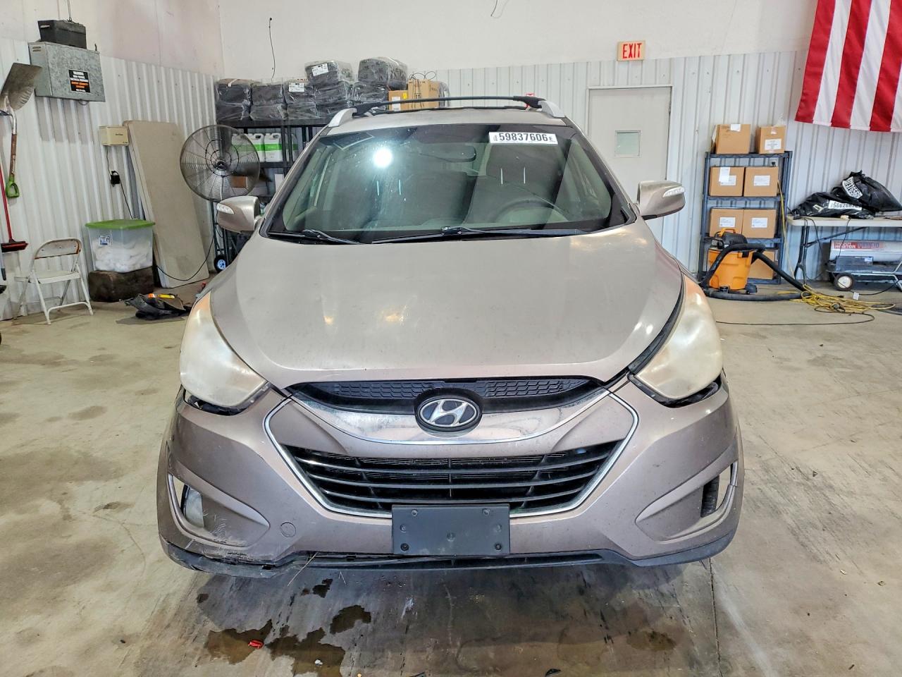 2012 Hyundai Tucson Limited Tan vin: KM8JU3AC9CU384582