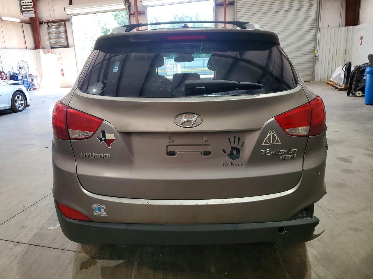 2012 Hyundai Tucson Limited Tan vin: KM8JU3AC9CU384582