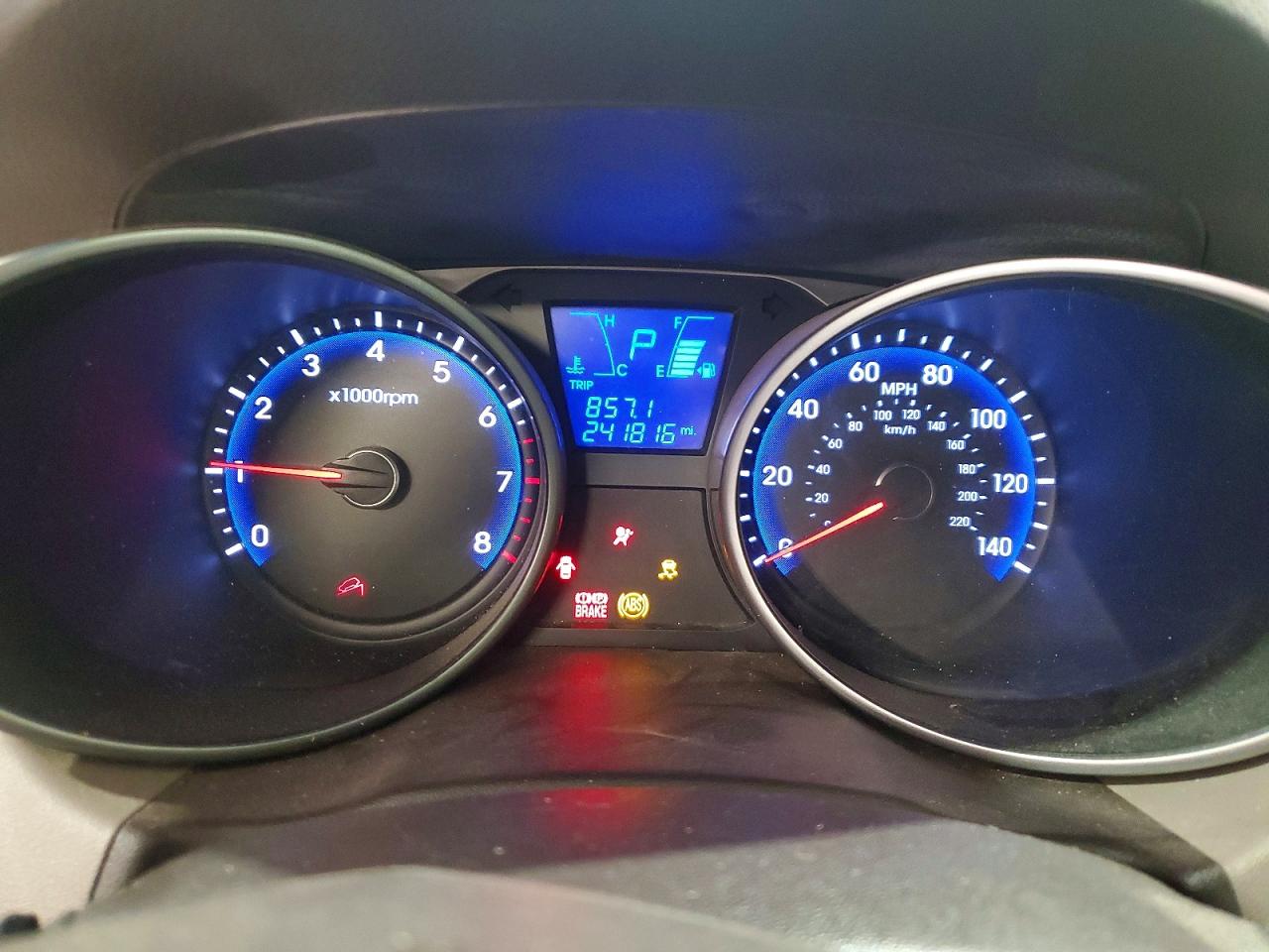 2012 Hyundai Tucson Limited Tan vin: KM8JU3AC9CU384582
