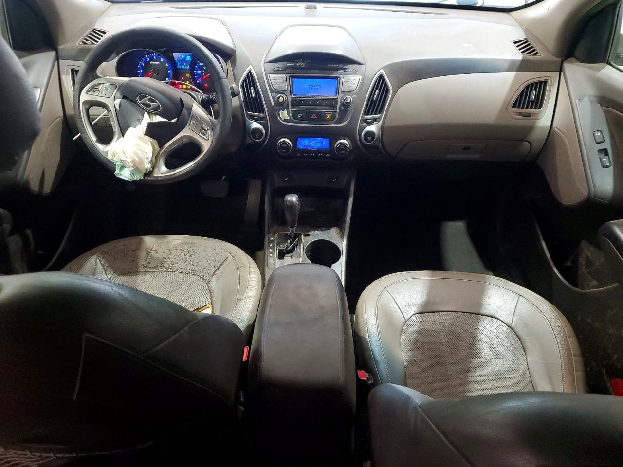 2012 Hyundai Tucson Limited Tan vin: KM8JU3AC9CU384582