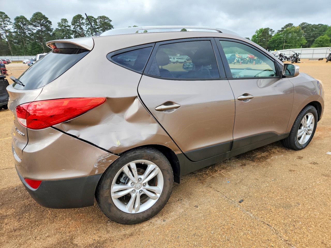 2012 Hyundai Tucson Gls Gray vin: KM8JU3AC9CU422585