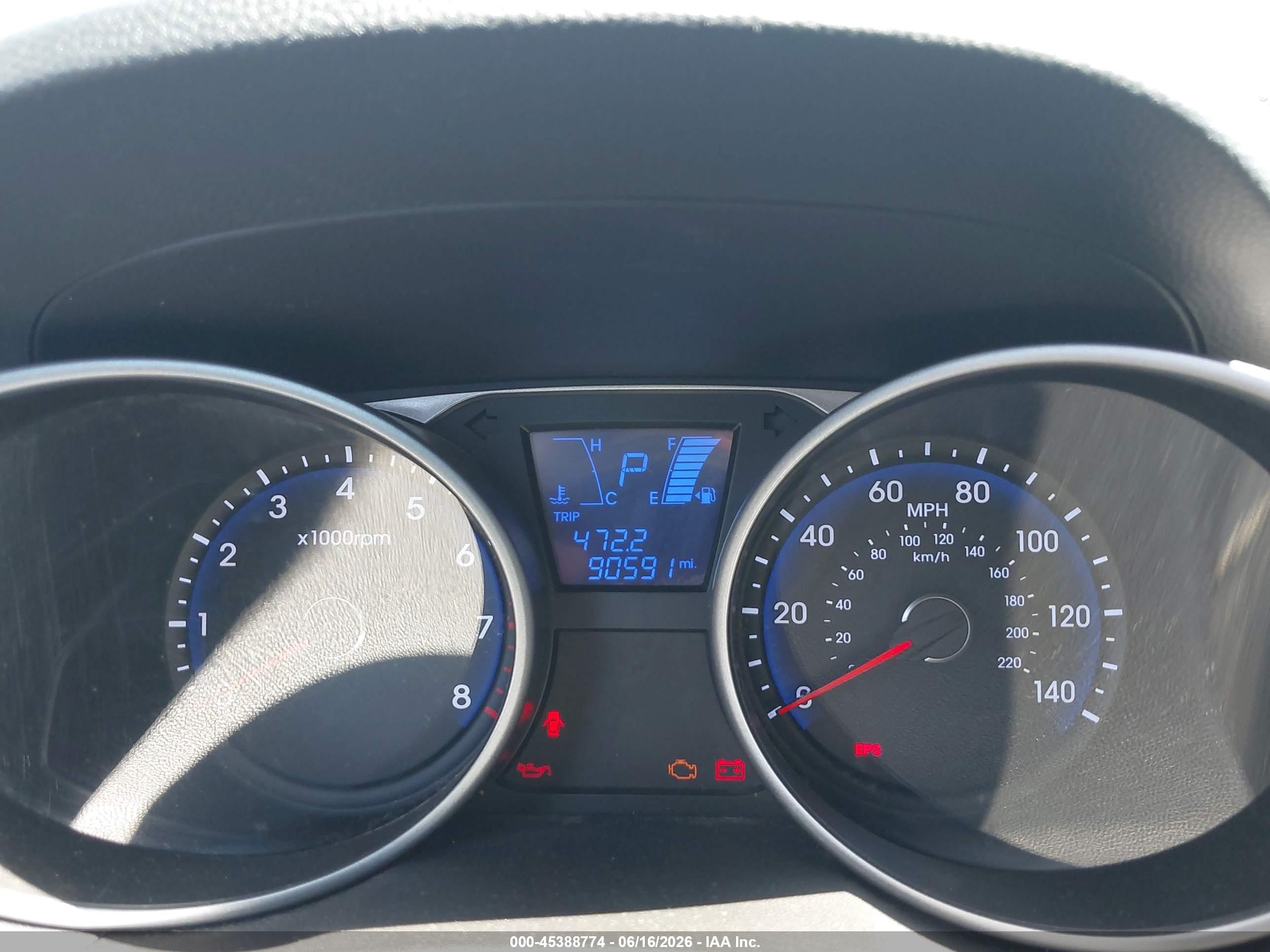 2012 Hyundai Tucson Gls Silver vin: KM8JU3AC9CU455022