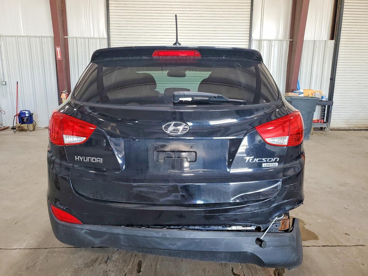 2012 Hyundai Tucson Limited Black vin: KM8JU3AC9CU498825