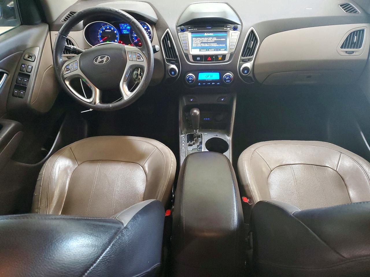 2012 Hyundai Tucson Limited Black vin: KM8JU3AC9CU498825