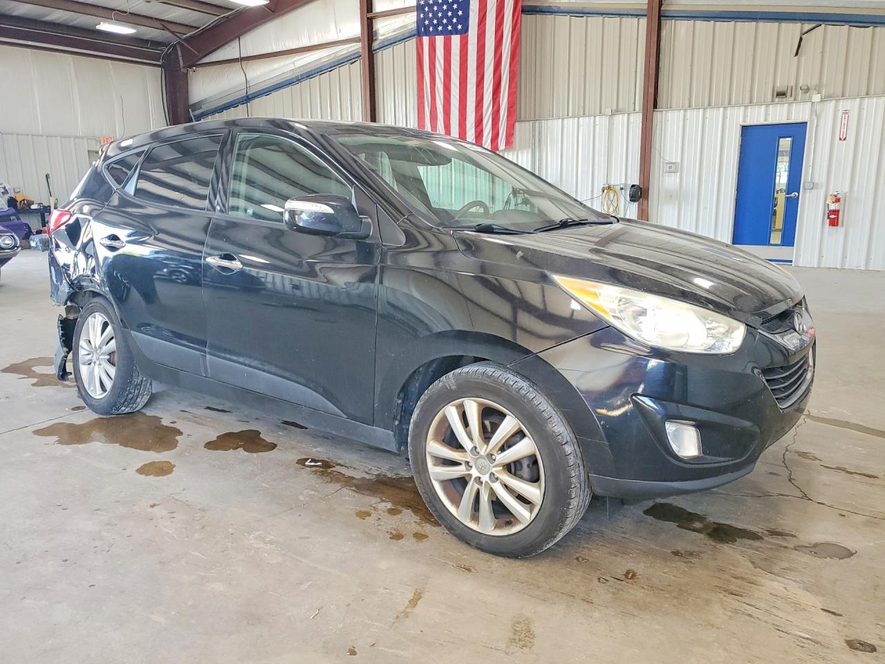 2012 Hyundai Tucson Limited Black vin: KM8JU3AC9CU498825