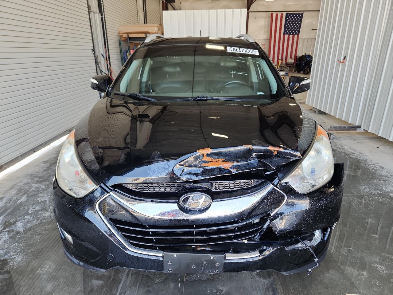 2012 Hyundai Tucson Limited Black vin: KM8JU3AC9CU512898 Damage: Grille, Broken, Replacement Required