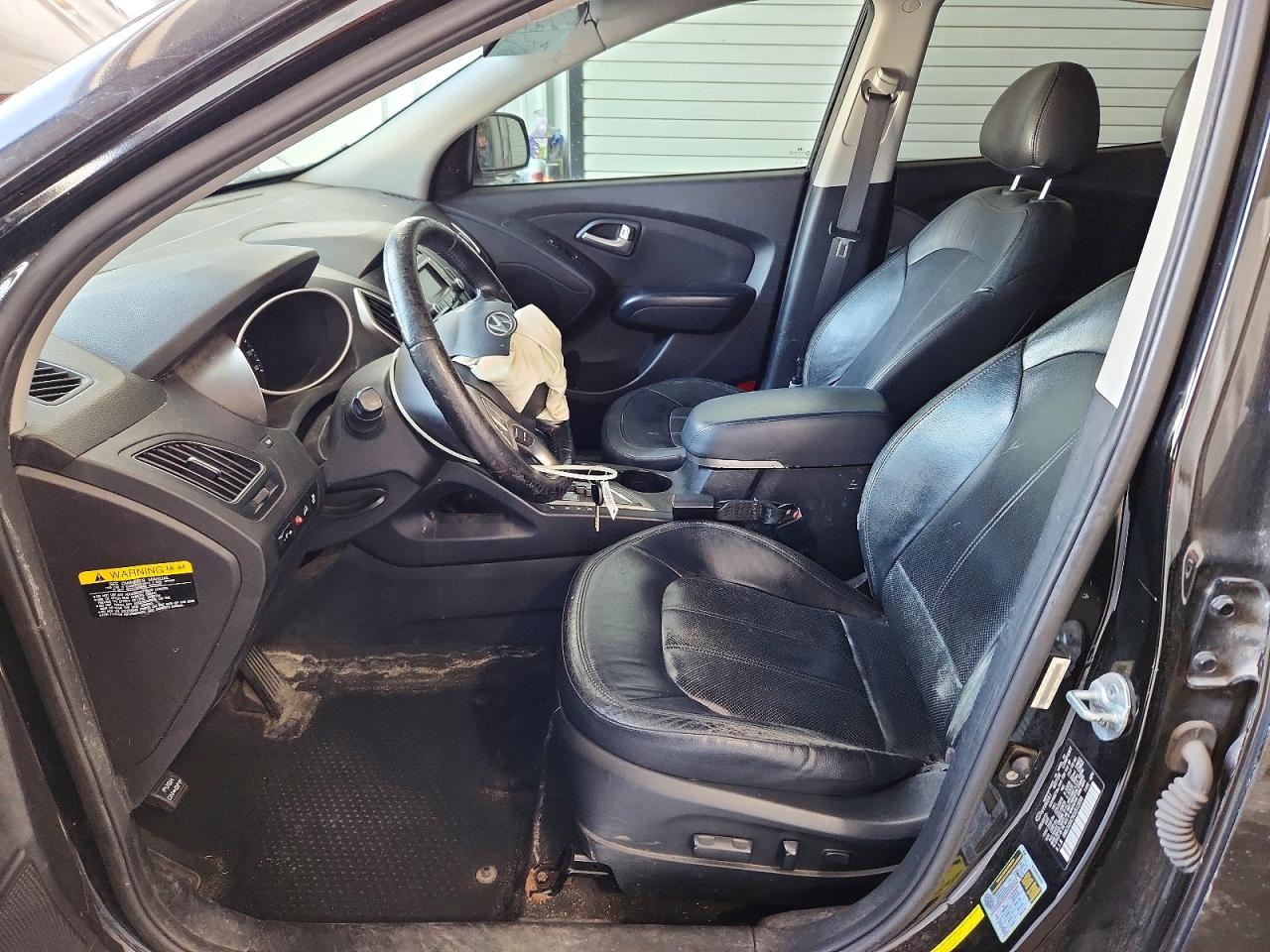 2012 Hyundai Tucson Limited Black vin: KM8JU3AC9CU512898
