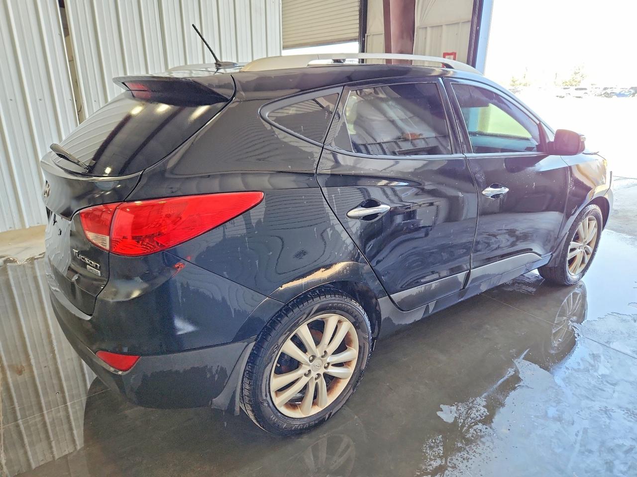 2012 Hyundai Tucson Limited Black vin: KM8JU3AC9CU512898