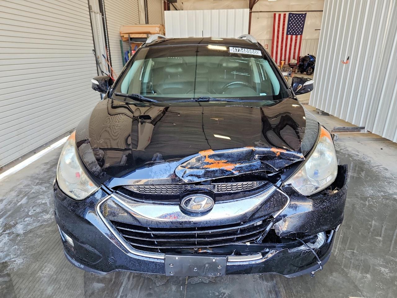 2012 Hyundai Tucson Limited Black vin: KM8JU3AC9CU512898