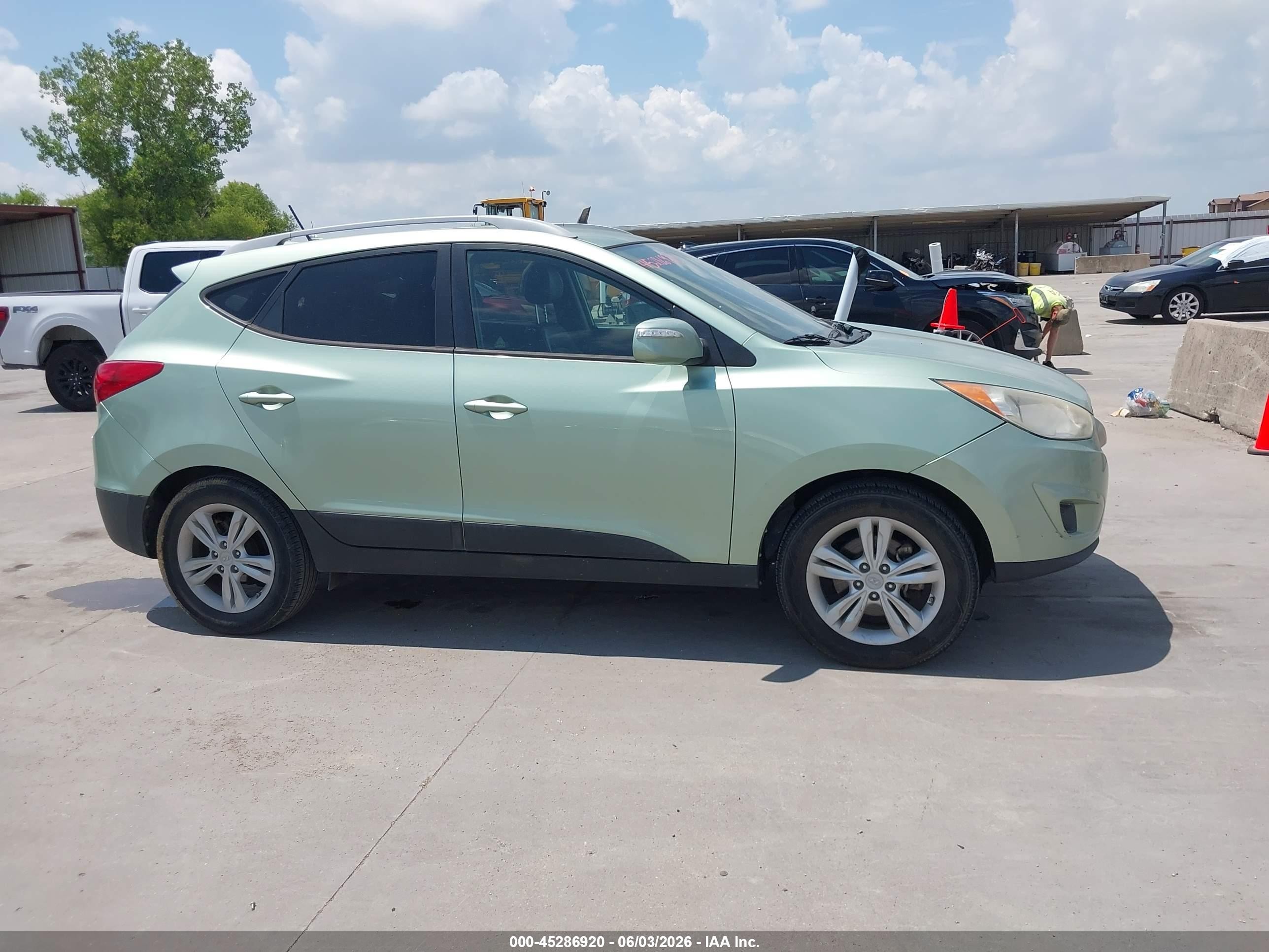 2012 Hyundai Tucson Gls Green vin: KM8JU3AC9CU535758