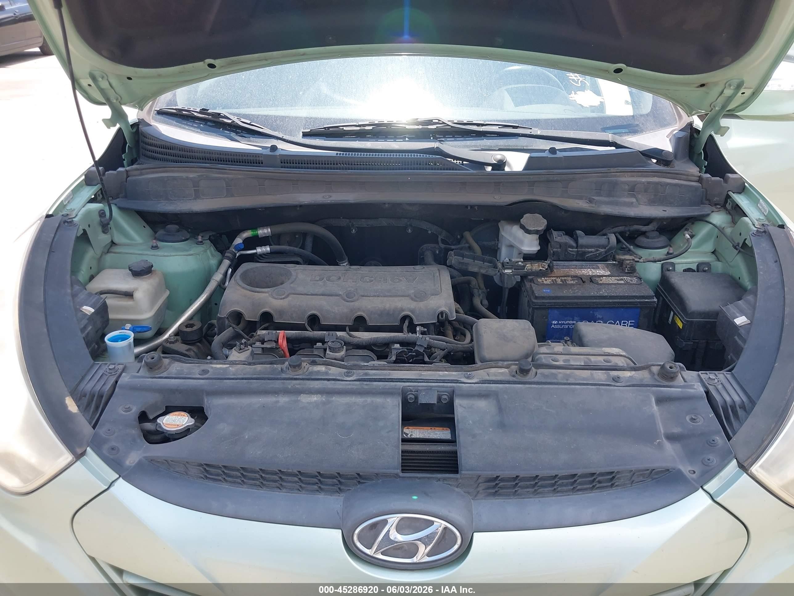 2012 Hyundai Tucson Gls Green vin: KM8JU3AC9CU535758