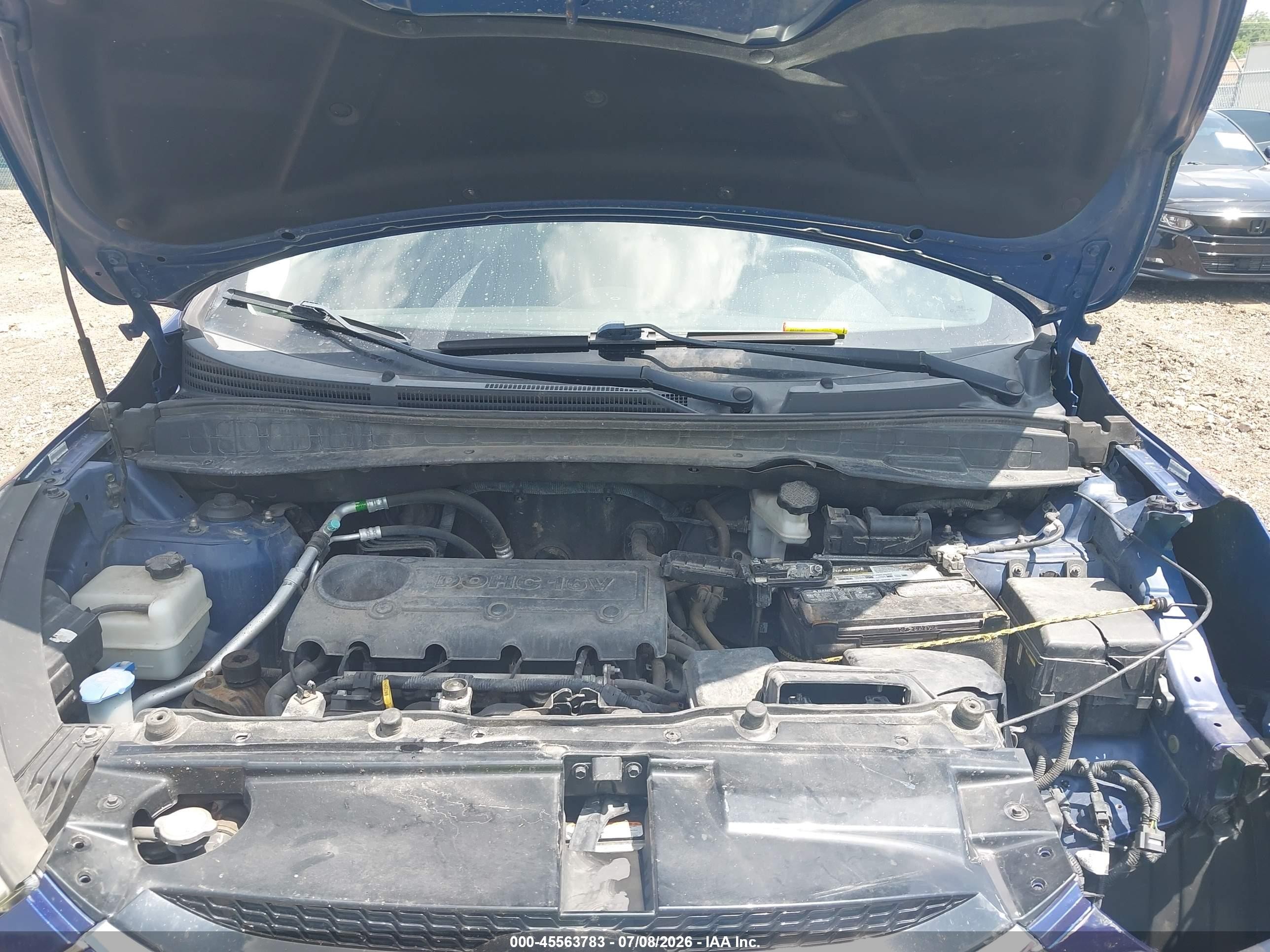 2013 Hyundai Tucson Limited Blue vin: KM8JU3AC9DU548107