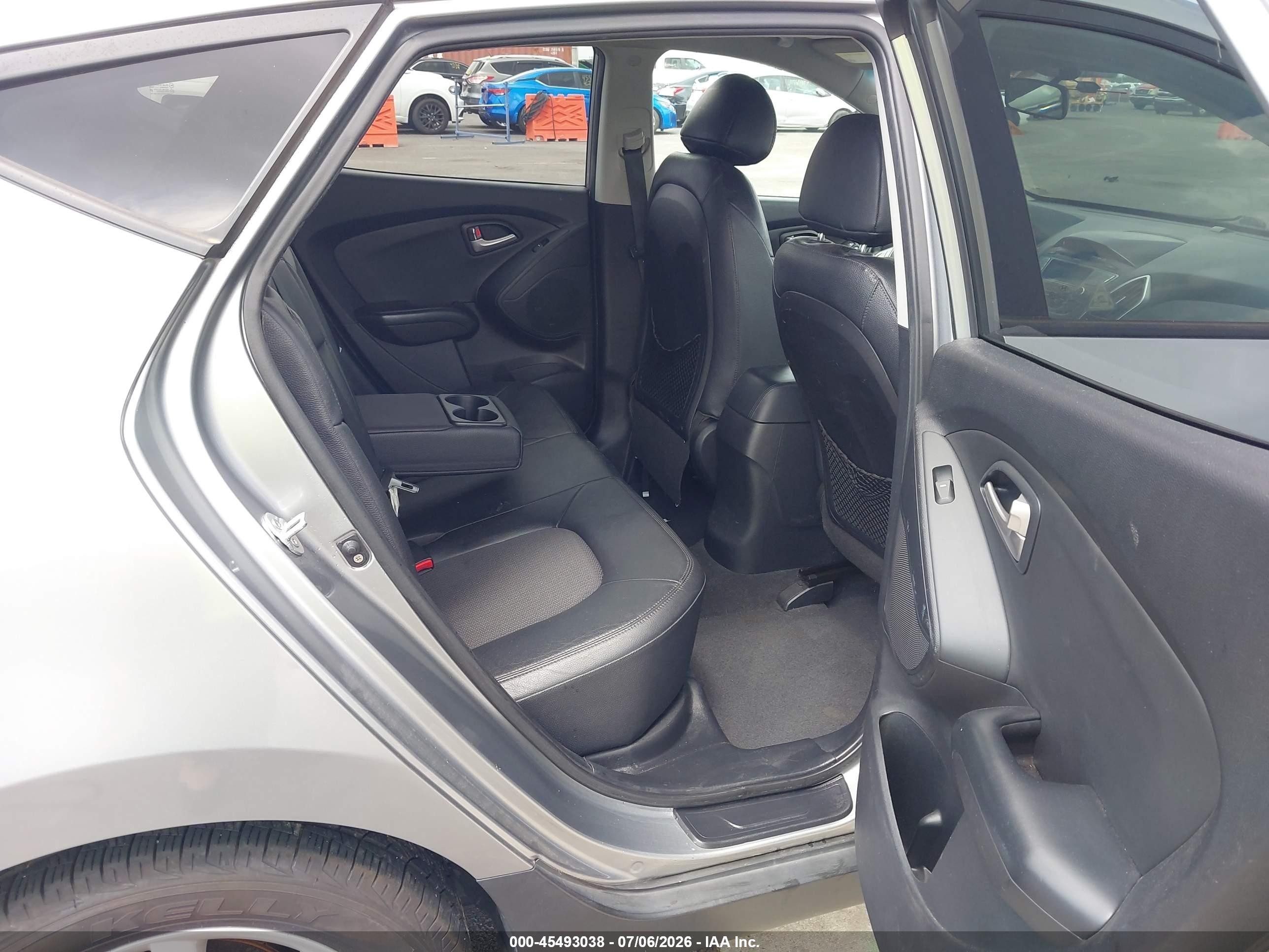 2013 Hyundai Tucson Gls Gray vin: KM8JU3AC9DU549385