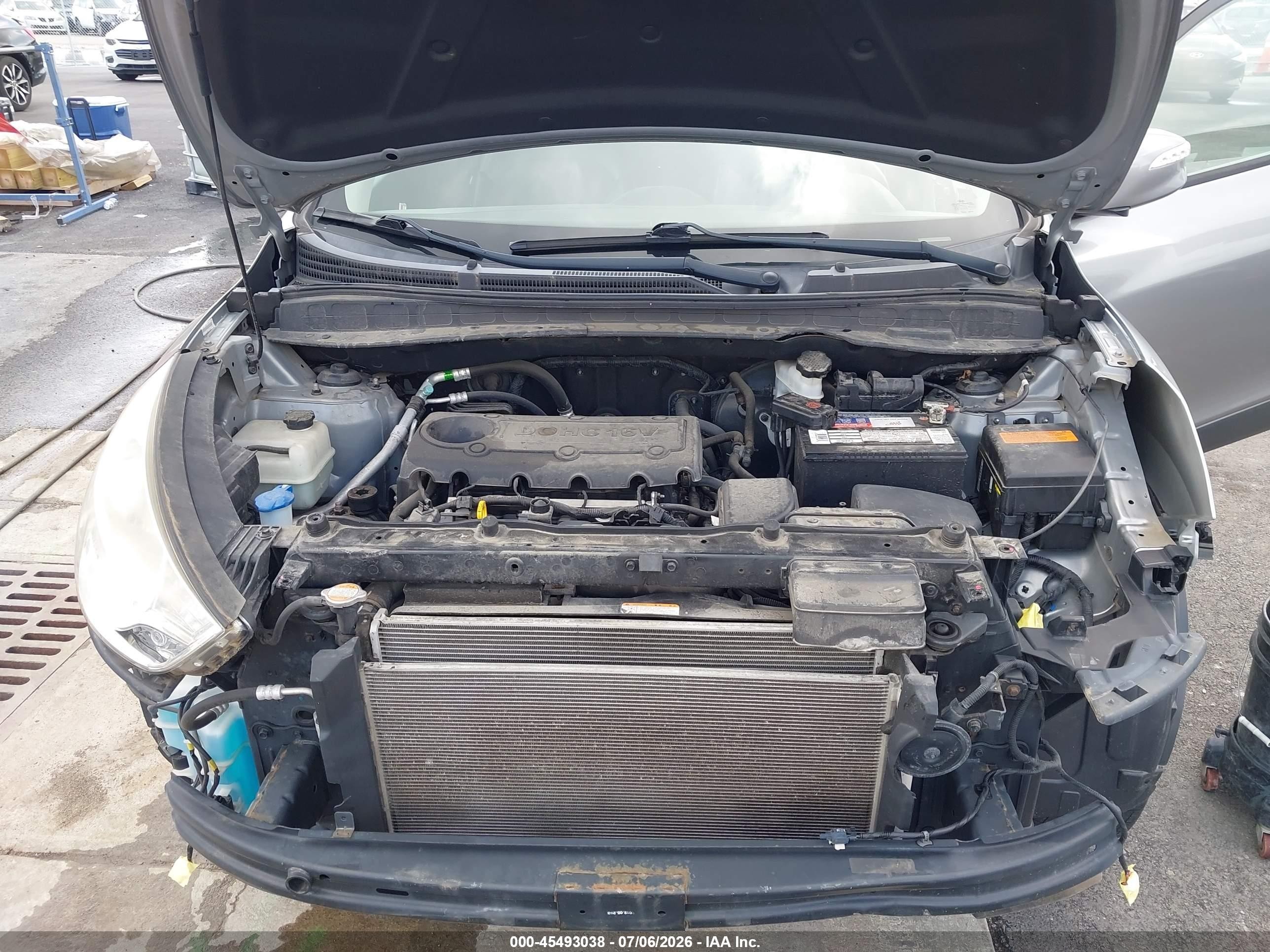 2013 Hyundai Tucson Gls Gray vin: KM8JU3AC9DU549385