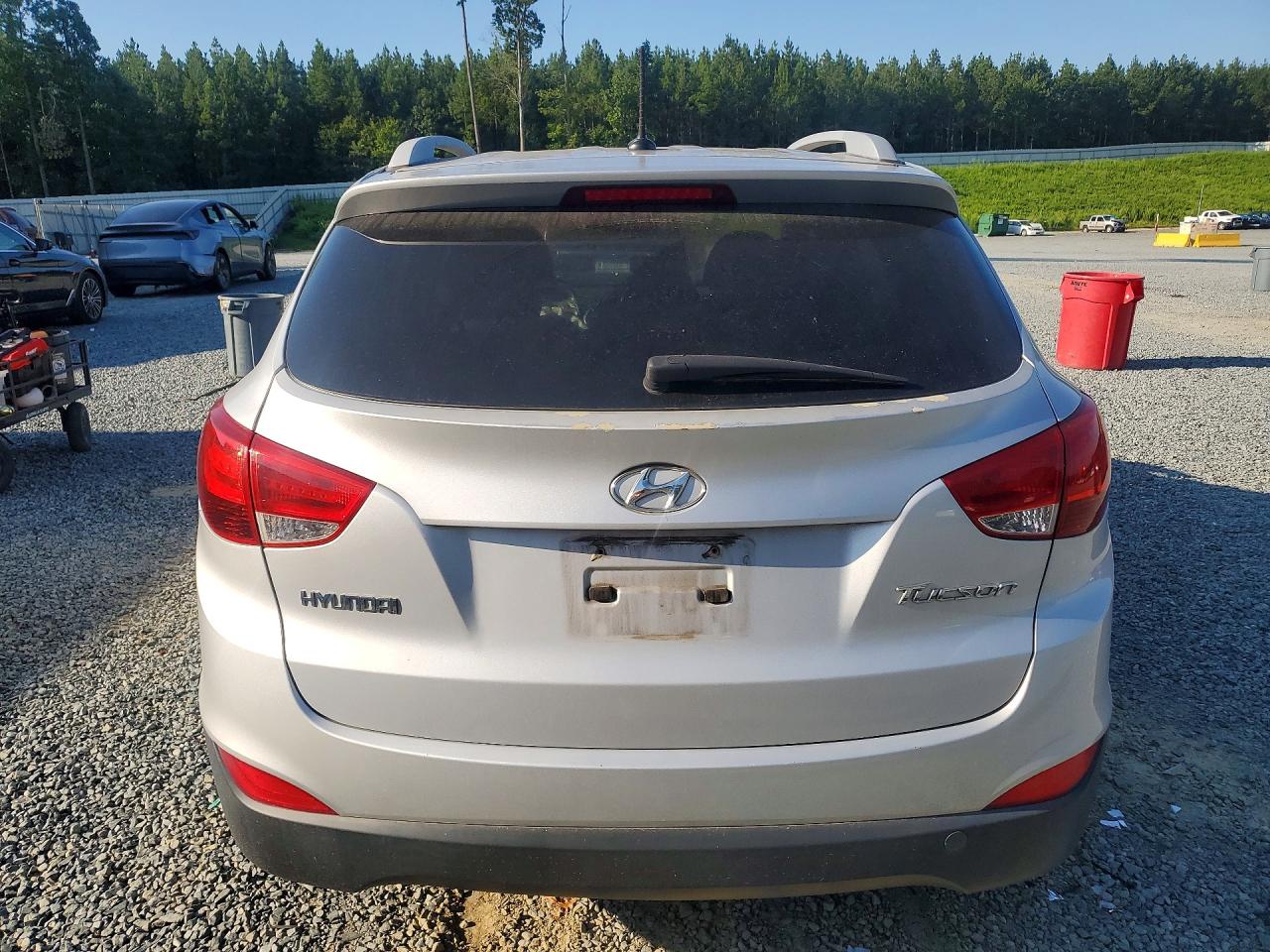 2013 Hyundai Tucson Gls Silver vin: KM8JU3AC9DU572245