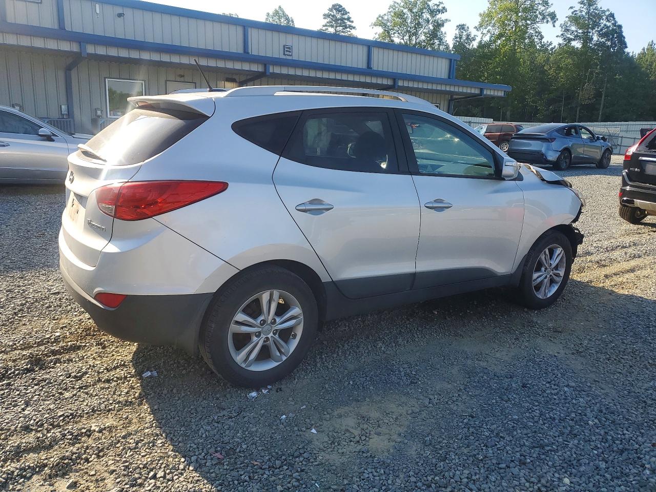 2013 Hyundai Tucson Gls Silver vin: KM8JU3AC9DU572245