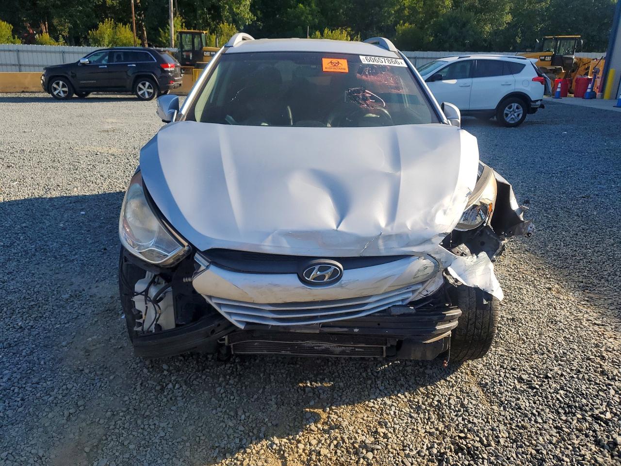 2013 Hyundai Tucson Gls Silver vin: KM8JU3AC9DU572245