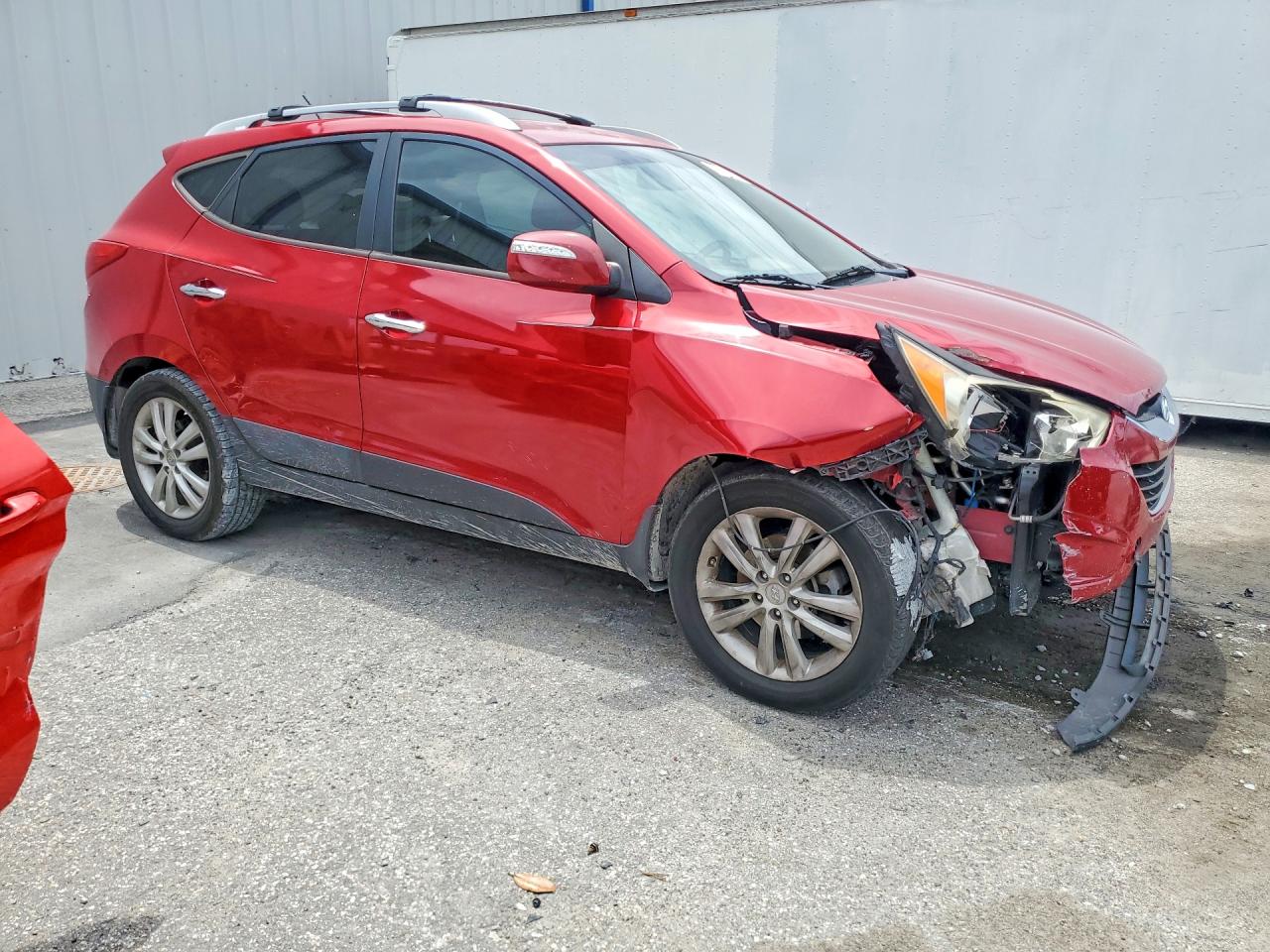 2013 Hyundai Tucson Limited Red vin: KM8JU3AC9DU588073