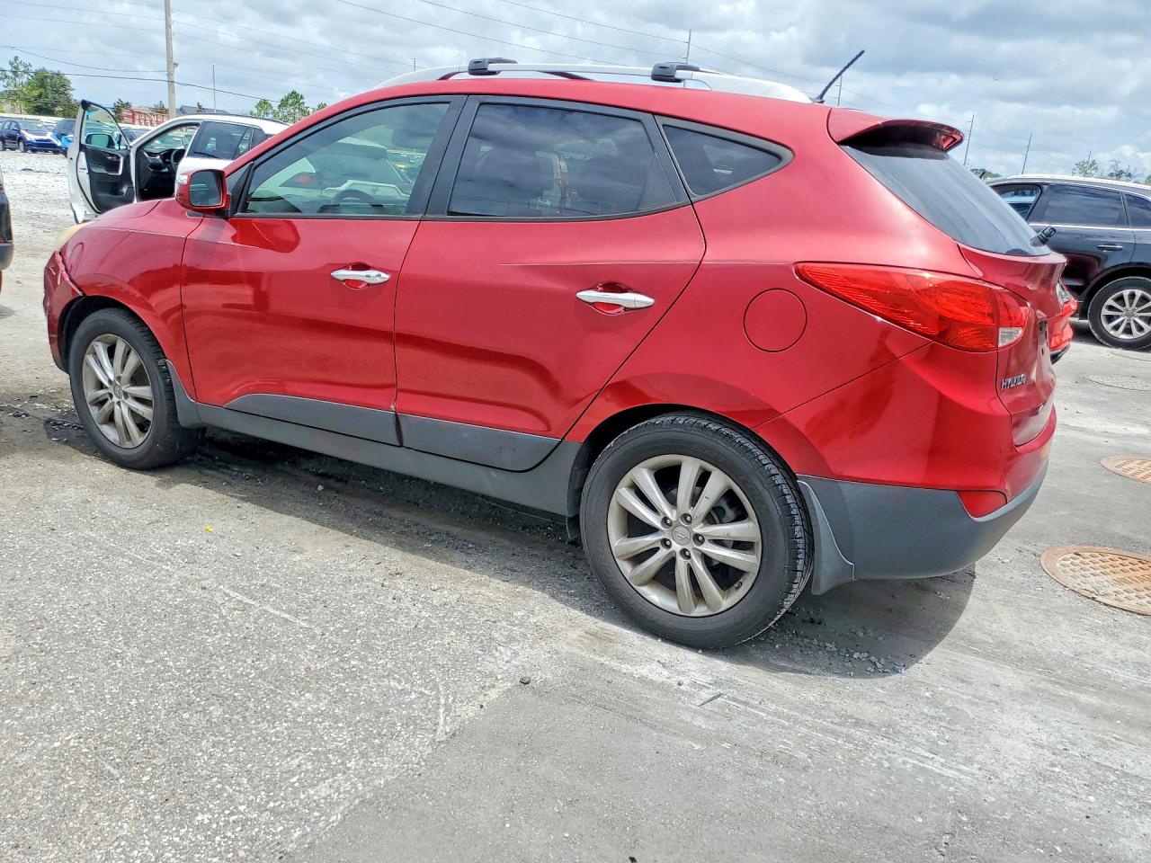 2013 Hyundai Tucson Limited Red vin: KM8JU3AC9DU588073