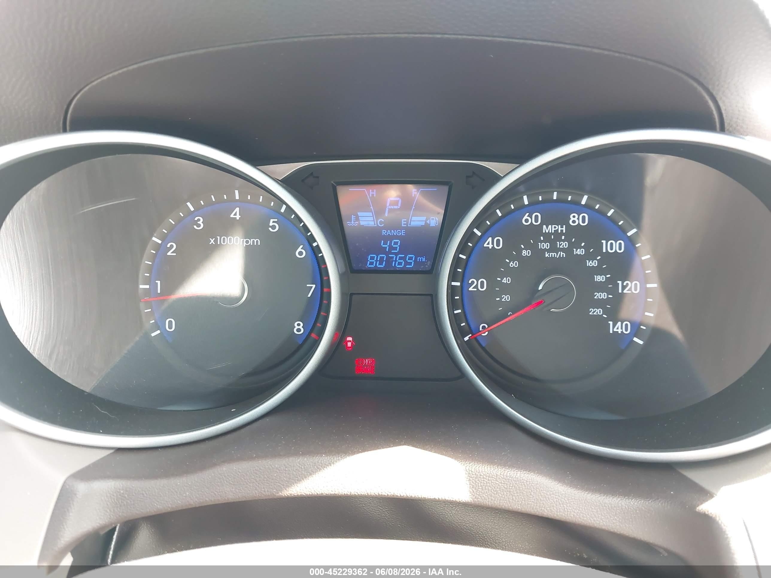 2013 Hyundai Tucson Limited Light Blue vin: KM8JU3AC9DU588624