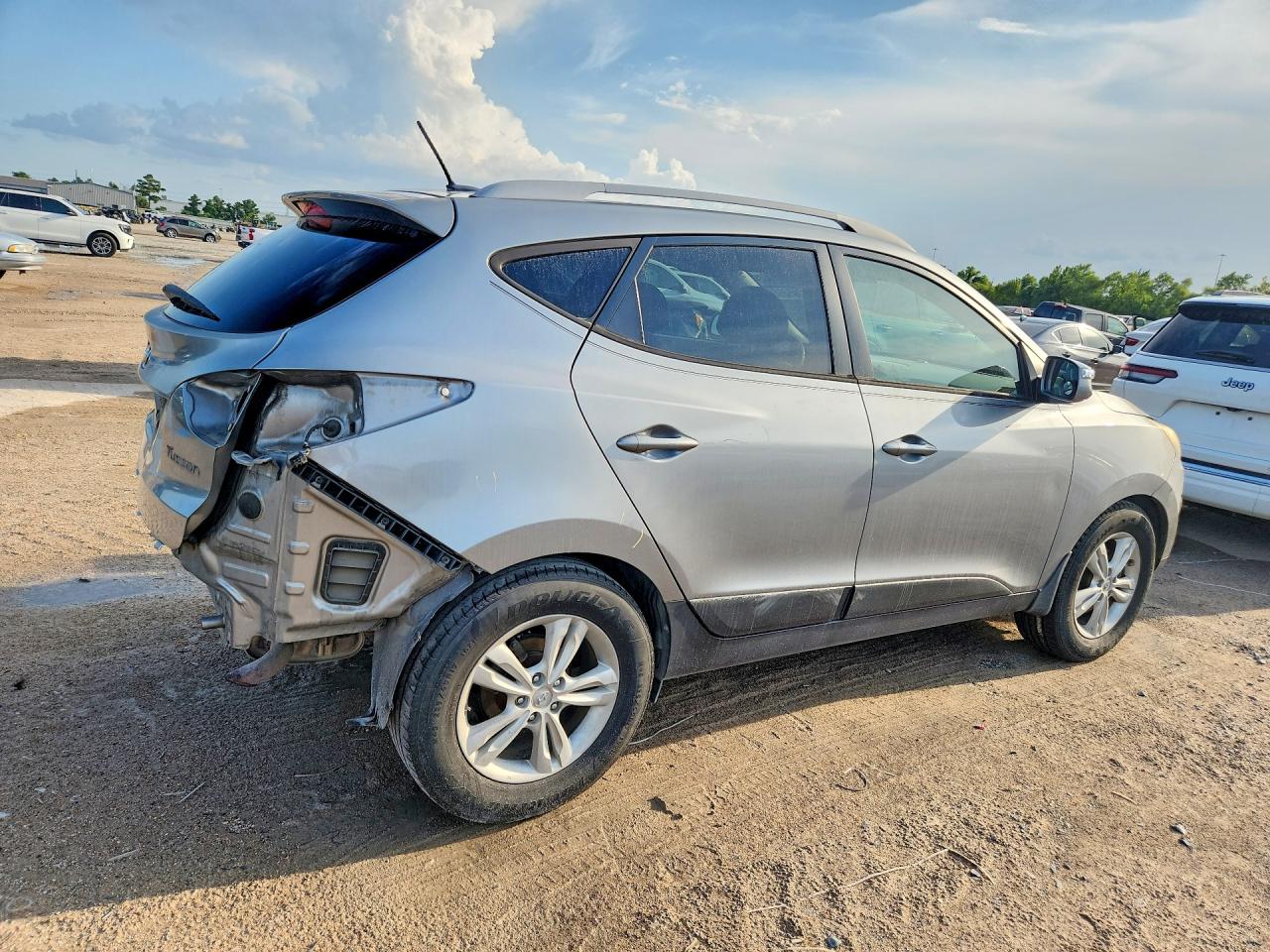 2013 Hyundai Tucson Gls Gray vin: KM8JU3AC9DU660230