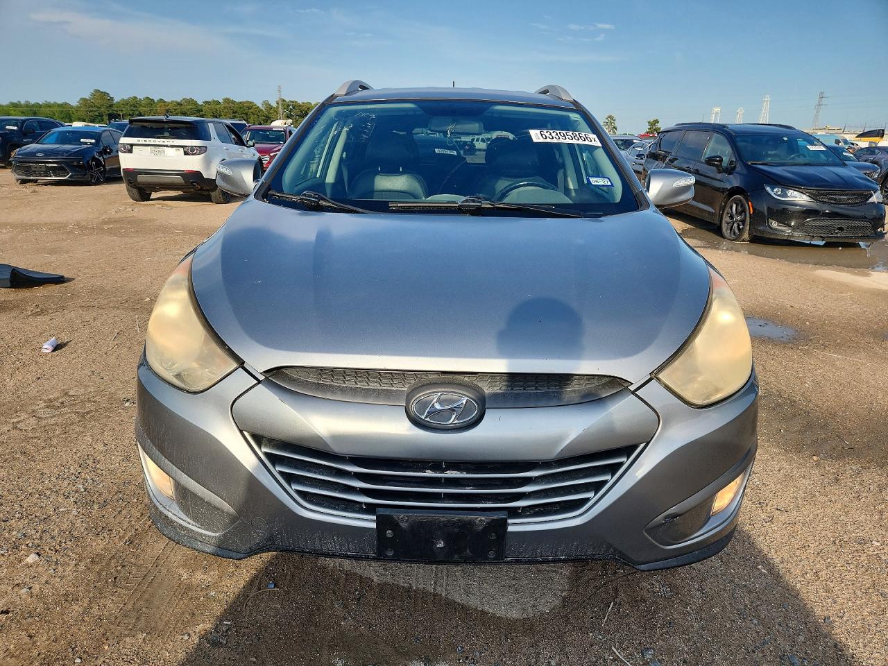 2013 Hyundai Tucson Gls Gray vin: KM8JU3AC9DU660230