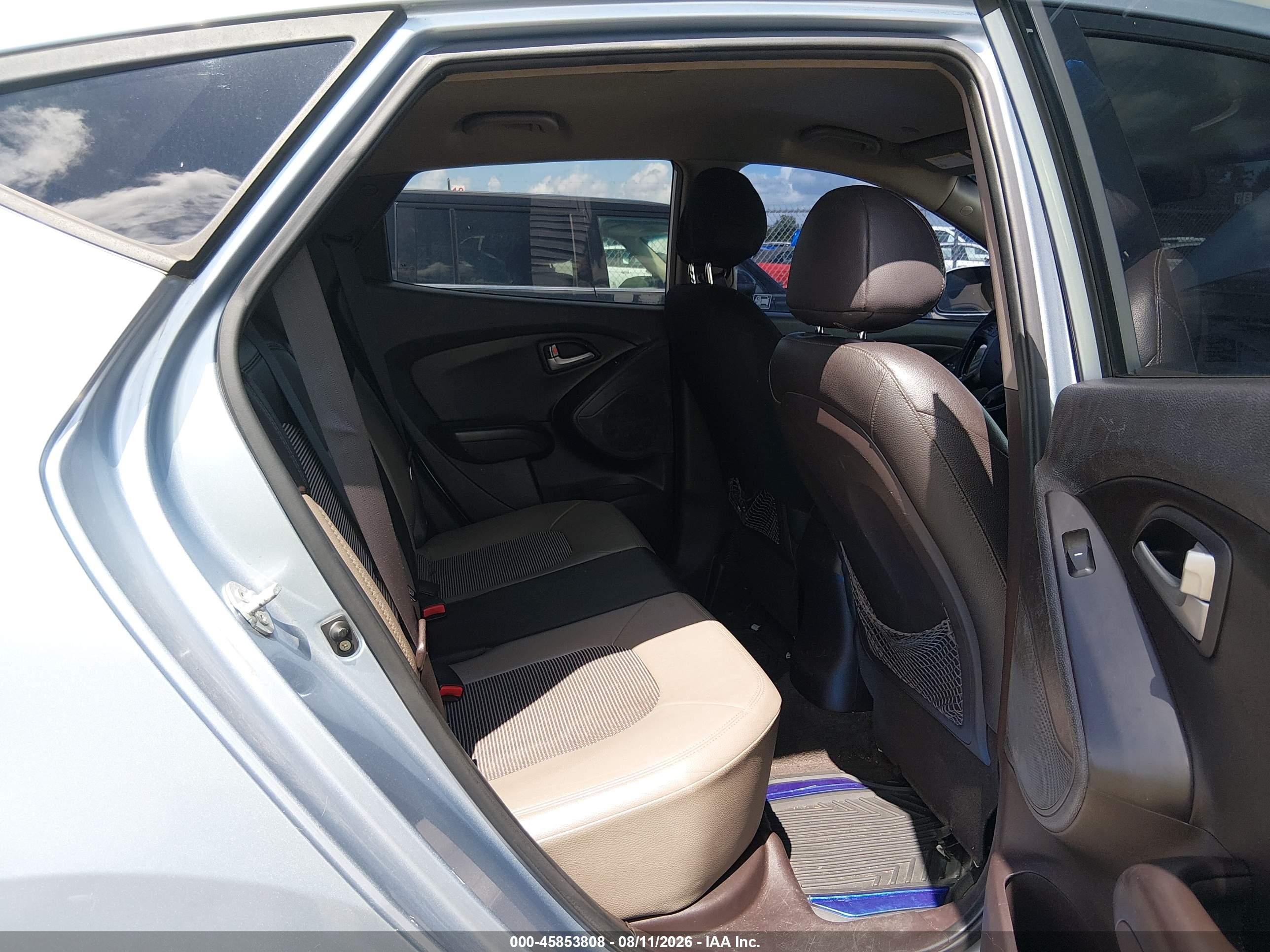 2013 Hyundai Tucson Gls Blue vin: KM8JU3AC9DU672281