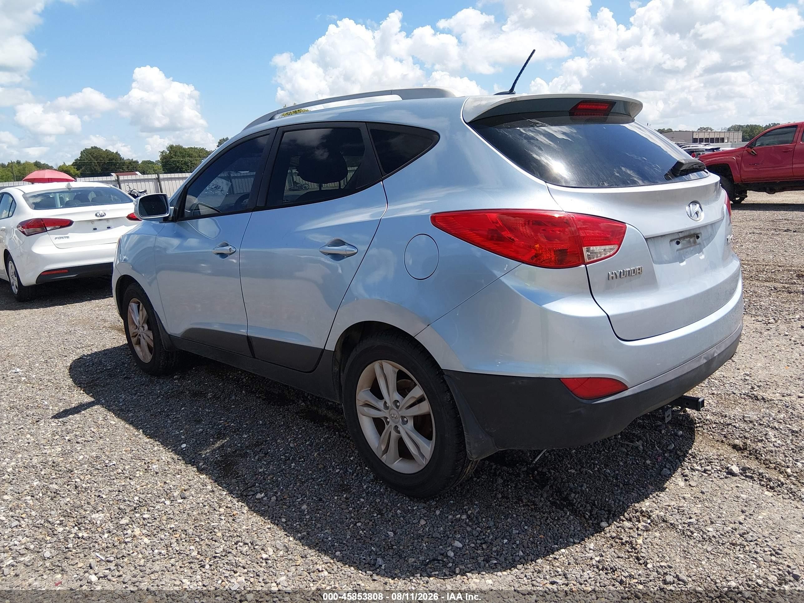 2013 Hyundai Tucson Gls Blue vin: KM8JU3AC9DU672281