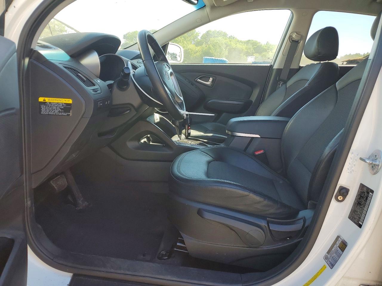 2013 Hyundai Tucson Gls White vin: KM8JU3AC9DU692871