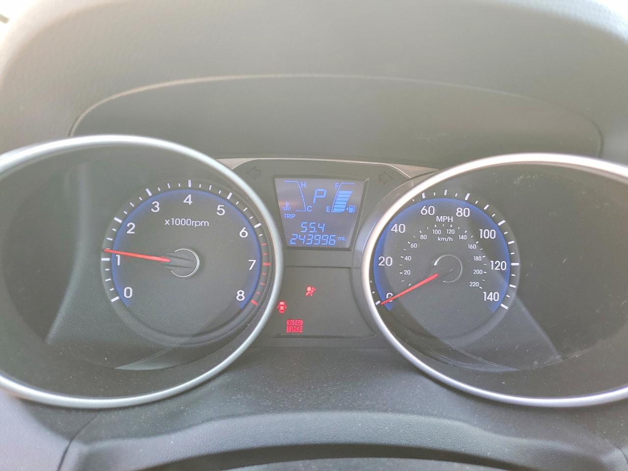 2013 Hyundai Tucson Gls White vin: KM8JU3AC9DU692871