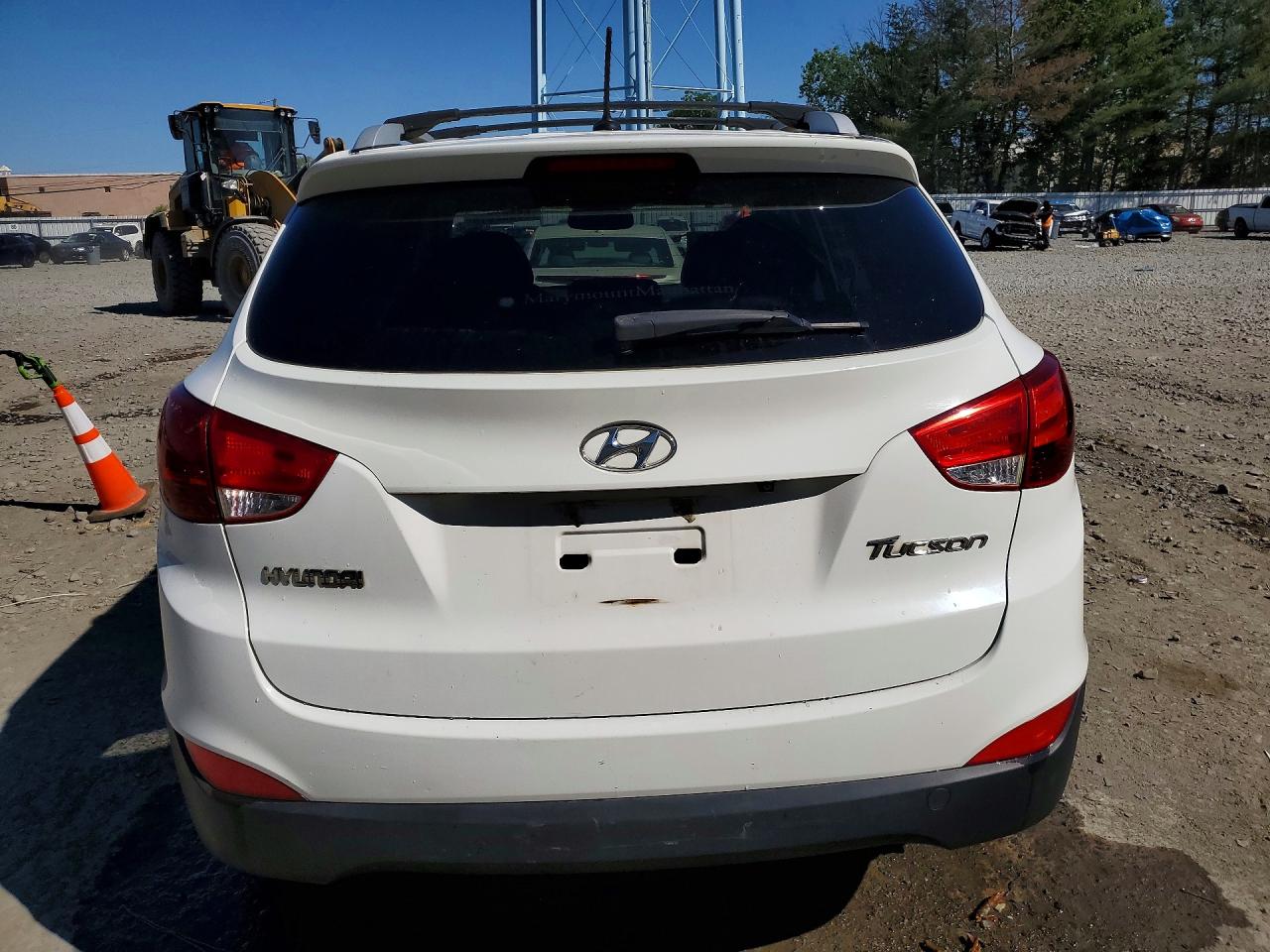 2013 Hyundai Tucson Gls White vin: KM8JU3AC9DU692871